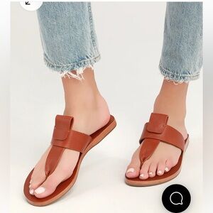 Matisse Tan Leather Sandals
